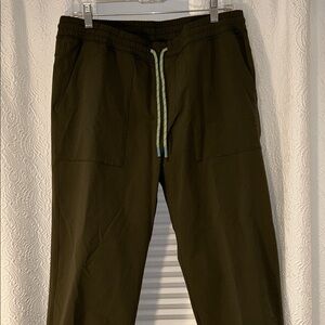Cotopaxi Olive Green Joggers with Drawstring